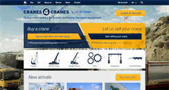 Desktop Screenshot of cranes4cranes.com